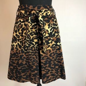 Etcetera Cheetah Print Skirt